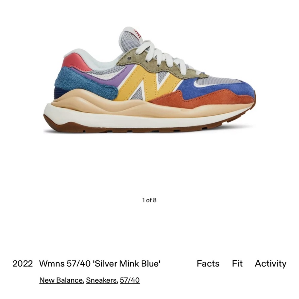 New Balance Women's 57/40 Multicolor Athletic Shoes